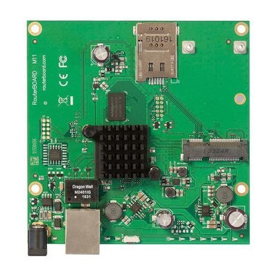 RouterBoard Mikrotik RBM11G Dual Core 880MHz CPU, 256MB RAM, 1x Gbit LAN, 1x miniPCI-e, ROS L4