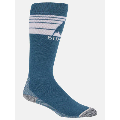 Burton MIDWEIGHT EMBLEM SLATE BLUE thermo ponožky - M\L modrá