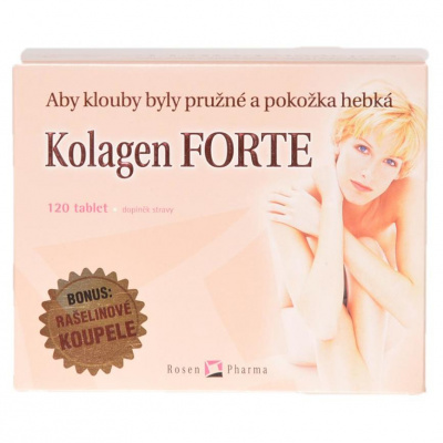 ROSEN PHARMA Rosen Kolagen Forte 120 tablet + 2 RosenSpa zelená koupel