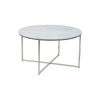 Actona Alisma konferenční stolek bílá/stříbrná