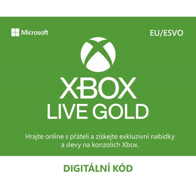 Microsoft Xbox Live Gold členství 3 měsíce