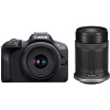 CSC fotoaparát Canon EOS R100 + RF-S18-45 IS STM + RF-S 55-210 f/5-7.1 IS STM, černý