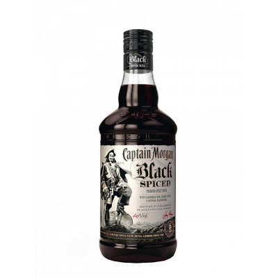 Captain Morgan Black Spiced 40 % 1 l (holá láhev)