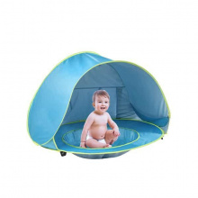 Netscroll Pop Up Sun Plážový stan s UV ochranou a integrovaným bazénem pro děti a batolata, BabyTent