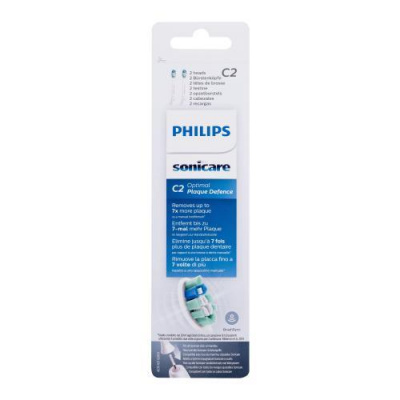 Philips Sonicare C2 Optimal Plaque Defence HX9022/10 White náhradní hlavice na sonický elektrický zubní kartáček unisex náhradní hlavice Sonicare C2 Optimal Plaque Defence 2 ks