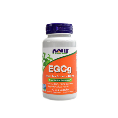Now Foods Extrakt zeleného čaje s EGCG 400 mg 90 rostlinných kapslí