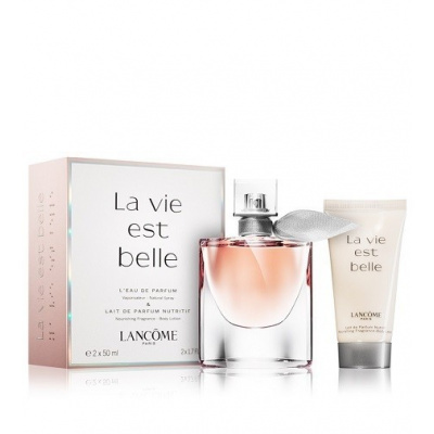 Lancome La Vie Est Belle EdP 50 ml + tělové mléko 50 ml Pro ženy dárková sada (3660732009541)