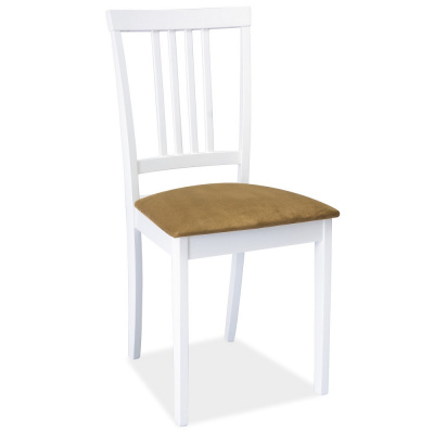 Jídelní židle Patricia Barva: béžová / bílá