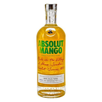 Absolut Mango 38% 0,7l (holá láhev)