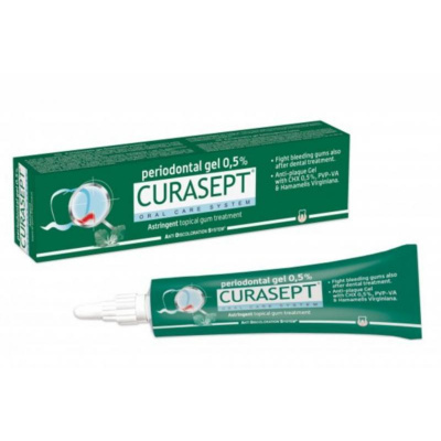 Curasept ADS Astringent parodontální gel s CHX 0,5% + hamamelis + PVP-VA 30 ml