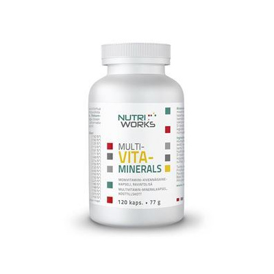 NutriWorks Multivitaminerals 120 kapslí (Vitamíny a minerály)