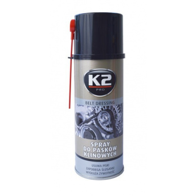 K2 BELT DRESSING 400 ml - spray na klínové řemeny