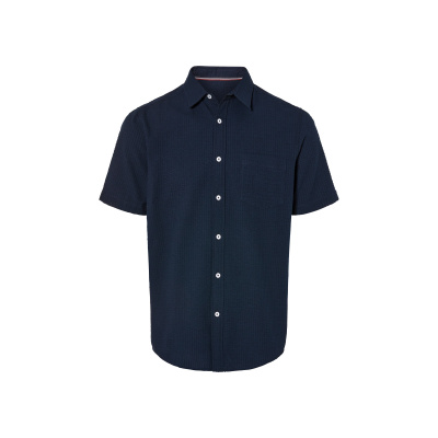 LIVERGY Pánská volnočasová košile (S (37/38), navy modrá)