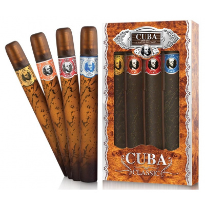 Cuba sada Originál mix EDT 4 x 35 ml Gold, Blue, Red, Orange