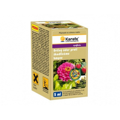 Karate Zeon 5 SC 5ml - k hubení savých a žravých škůdců ovoce, zeleniny a okrasných rostlin