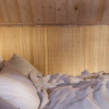 Vingo Bambusová rohož za postel Matsuro 100 x 300 cm přírodní hnědá