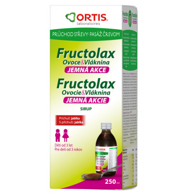 ORTIS Fructolax Ovoce&Vláknina Sirup pro děti 250 ml