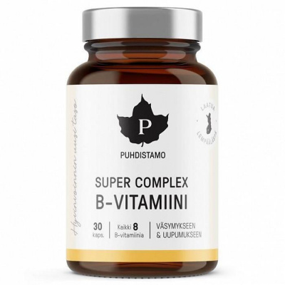 Puhdistamo - Super Vitamin B Complex 30 kapslí
