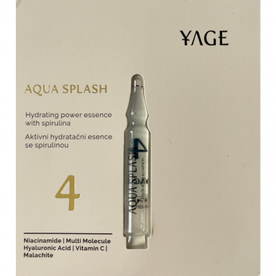 YAGE ORGANICS č. 4 Hydratační esence s multi molekulární KH a niacinamidem AQUA SPLASH 1 ks Objem: 1 ml