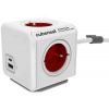 Cubenest PowerCube Extended USB PD 20W A+C 1.5m cable červený (PC420RD) Rozbočovač