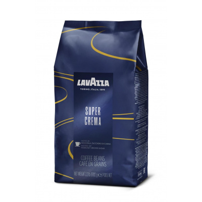 Zrnková káva Lavazza - Super Crema, 1 kg