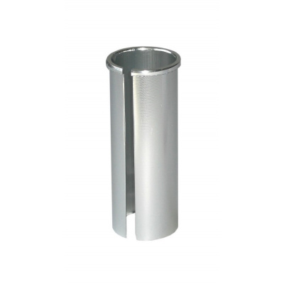 Kalibrační pouzdro (redukce) pro sedlovky Ø 27,2mm pro rám Ø 30,9mm Stříbrná 80 mm