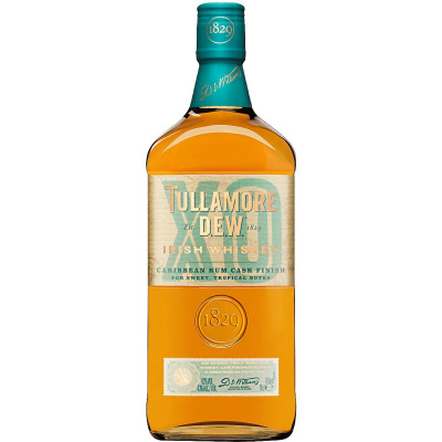 Tullamore D.E.W. XO Caribbean Rum Cask Finish 43% 0,7l (holá láhev)
