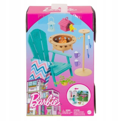 Mattel Barbie Stylový nábytek - Zahradní grilovačka HJV32
