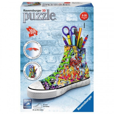 Ravensburger 12535 Puzzle 3D Kecka Graffiti 108 dílků