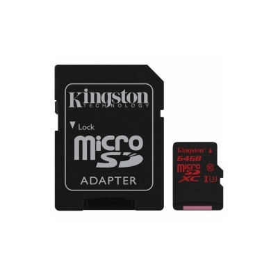 Kingston microSDXC 64GB UHS-I U3 SDCA3/64GB