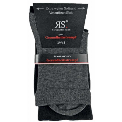 Dámské zdravotní ponožky bez gumiček RS 35-38 mix barev