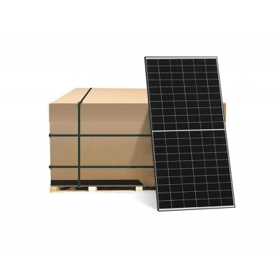 JA SOLAR | Fotovoltaický solární panel JA SOLAR 380Wp černý rám IP68 Half Cut- paleta 31 ks | B3493-31ks