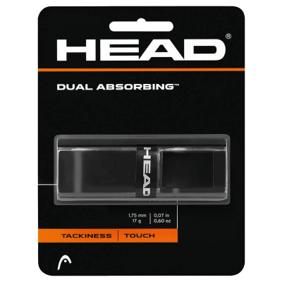 Základní omotávka HEAD Dual Absorbing tl. 1,75 mm černá 1ks 2024/25