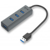 USB Hub i-tec USB 3.0 Metal U3HUBMETAL403 (U3HUBMETAL403)