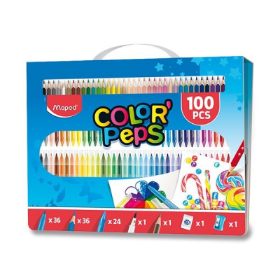 Maped Výtvarná souprava Color’Peps Box 100 ks