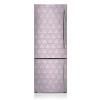 Magnet na ledničku Růžové trojúhelníky 60x180 cm