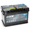 Exide Premium 12V 72Ah 720A EA722