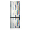 Magnet na ledničku dekorativní Barevné pruhy 60x180 cm