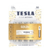 TESLA GOLD+ AA (LR06) 4ks Baterie, alkalická, 1,5V, AA, LR06, 4ks, blister 12060423/12060420