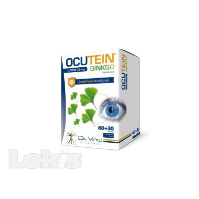 Ocutein Ginkgo Lutein 15 mg Da Vinci tob.60+30 tbl