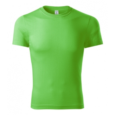 Malfini Levné tričko Parade unisex nižší gramáže s odtrhávací etiketou P71 apple green
