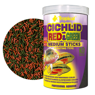 Tropical Cichlid Red & Green medium stick 250ml/60g