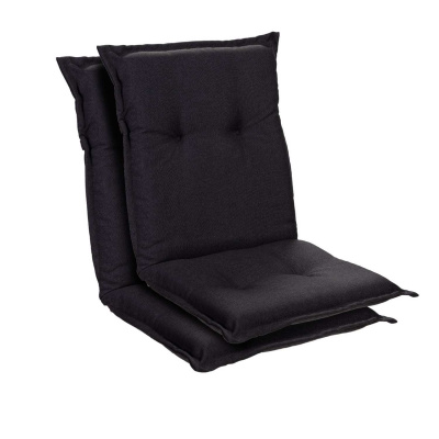 Blumfeldt Prato, čalouněná podložka, podložka na židli, podložka na nižší polohovací křeslo, na zahradní židli, polyester, 50 x 100 x 8 cm, 2x čalounění (CPT10_10221432-2_)