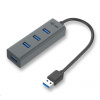 i-tec USB 3.0 Metal 4-portový HUB - U3HUBMETAL403