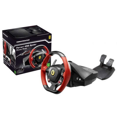 Thrustmaster Sada volantu a pedálů Ferrari 458 SPIDER pro Xbox One, Xbox Series X (4460105)