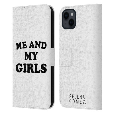 HEAD CASE Pouzdro pro mobil Apple Iphone 15 PLUS - zpěvačka Selena Gomez - Me and my girls (Otevírací obal, kryt na mobil Apple Iphone 15 PLUS Selena Gomez - Girls)