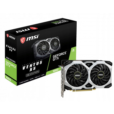 Grafická karta MSI GeForce GTX 1660 Ventus XS 6G OC 6 GB