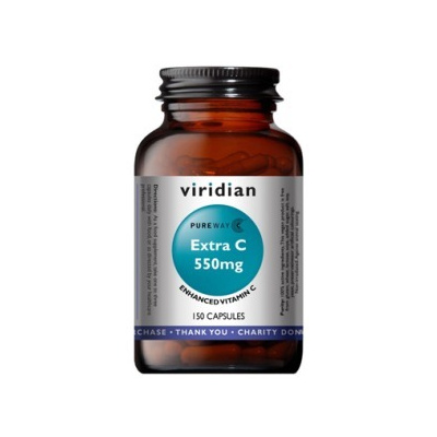 VIRIDIAN nutrition Extra C 550mg 150 kapslí