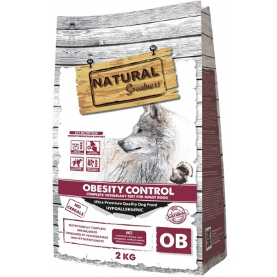Natural Greatness OBESITY CONTROL veterinární dieta pro psy 2 kg