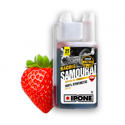 IPONE SAMOURAI RACING Strawberry (vůně jahoda) 2T olej 1L